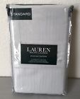 886087156928 Ralph Lauren Dunham Sateen Silver Standard Pillowcases Tc