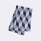9041 Ferm Living Squares Blanket Blue 9041 Ferm Living Squares Blanket Blue
