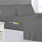 916003-k-grey Cathay Home Smart Microfiber Sheet Set Piece Gray 840970138316