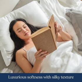 A1 Home Collections Llc 744365084601 Delara 100% Eucalyptus Lyocell Tencel Sheet Set Naturally