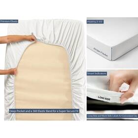 A1 Home Collections Llc 744365085813 Delara Gots Certified 100% Organic Cotton Sheet Sets 400tc