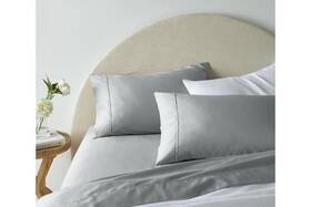 87125 Accessorize Bedroom Collection 1900tc Cotton Rich Sheet Set Grey - Queen 87125 Accessorize Bedroom Collection 1900tc Cotton Rich Sheet Set Grey - Queen