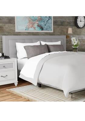 Aireolux 840380931507 Egyptian Cotton Full Size Bed Sheets Set Wihte- 1000 Thread Coun