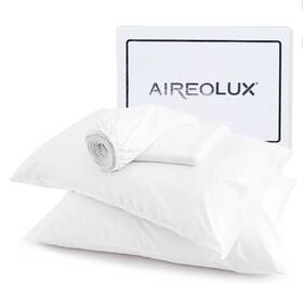 Aireolux 840708102046 King Sheet Set 600 Thread Count 100% Cotton White