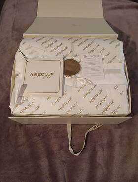 N134734 Aireolux Premium Egyptian Cotton Sheet Set 1000 Tc Deep Pocket King White