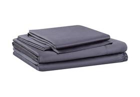 Allswell 881813235007 Soft And Silky 4-piece Shark Viscose From Bamboo Sateen Sheet Set Queen