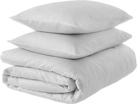 Abt300fssblk8 Amazon Aware 3 Piece 100% Organic Cotton 300 Thread Full/queen Light Gray