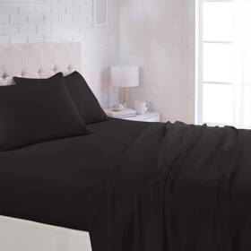 Amazon Basics 313048538504 Lightweight Super Soft Easy Care Microfiber 4-piece Bed Sheet
