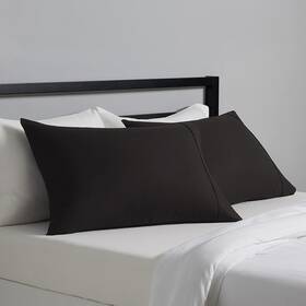 Amazon Basics 840324402193 Black Pillowcases Set Of 2 Soft Microfiber 30 Inch X20 No Pillows Amazon Basics 840324402193 Black Pillowcases Set Of 2 Soft Microfiber 30 Inch X20 No Pillows