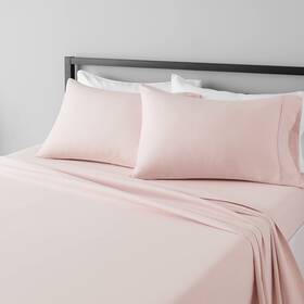 Amazon Basics 844178091855 Lightweight Super Soft Easy Care Microfiber 4-piece Bed Sheet Set