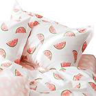 Amcfpcase02 Amwan Pink Watermelon Print Cotton Pillowcases Set Of Kids Queen Amcfpcase02 Amwan Pink Watermelon Print Cotton Pillowcases Set Of Kids Queen