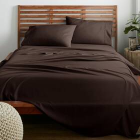American Home Collection 810090170213 4 Piece Full Size Bedding Sheets And Pillowcases Set - Ultra Soft Microfiber
