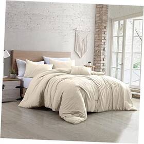 3mlticse-bso-qn Amrapur Overseas 4-piece Garment-washed Comforter Set Beck Queen Coconut 3mlticse-bso-qn Amrapur Overseas 4-piece Garment-washed Comforter Set Beck Queen Coconut