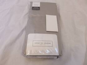 Anne De Sol Ne 609251961787 Solene Calliope Queen Fitted Sheet Grege