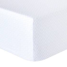 Anne De Solene 609252015083 Blue Chevron 300 Tc Calme Queen Fitted Sheet Anne De Solene 609252015083 Blue Chevron 300 Tc Calme Queen Fitted Sheet