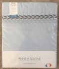 Anne De Solene France Opera Blue Embroidered King Flat Sheet Anne De Solene France Opera Blue Embroidered King Flat Sheet