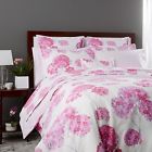 Anne De Solene Paris Hortensia Collection Queen Flat Sheet Pink
