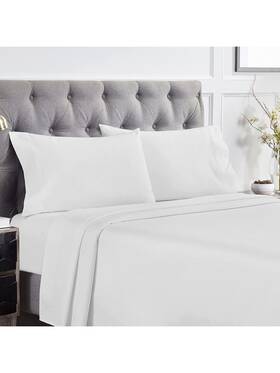 25722104001aqt Aq Textiles Ultra Lux White Solid 1000 Thread Count King Sheet Set 25722104001aqt Aq Textiles Ultra Lux White Solid 1000 Thread Count King Sheet Set