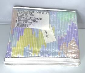 Artist Pallet 490621808329 New Pastel Striped Twin Sheet Set Retro Cottage Vintage 90s Dorm Artist Pallet 490621808329 New Pastel Striped Twin Sheet Set Retro Cottage Vintage 90s Dorm