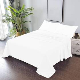 B0cgjdslrv Ashley Mills 1 Piece Luxury Alaskan King Size 132 X 120 Flat Sheet 800 Thread