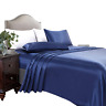 Athh-s095-blu-k Artall Silky Super Soft Piece Deep Pocket Satin 691198453985