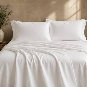 Auro Bamboo 860014908811 Luxury Bed Sheets 100% Viscose From Silky Soft Cooling Deep