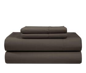 Avonleigh Linens 818586021568 300 Thread Count 100% Cotton Sheet - Chocolate King