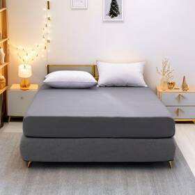 Ayasw 694090554118 Fitted Sheet Only Queen Size Deep Pocket 16 Inches Premium Soft And Coz