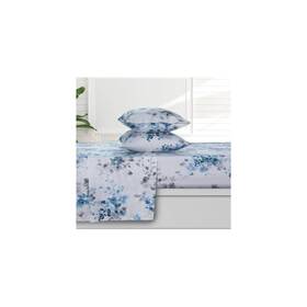 82751716 Azores Home Twin Xl 300 Thread Count Organic Cotton Deep Pocket Printed Sheet Set