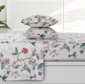 Azores Home 842941117023 300 Thread Count Organic Cotton Deep Pocket Bed Sheet Set Fits Up To