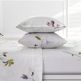 91921395 Azores Home Tribeca Living King Selena 300 Thread Count Organic Cotton Extra Deep Pocket