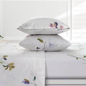91921412 Azores Home Tribeca Living Twin Extra Long Selena 300 Thread Count Organic Cotton
