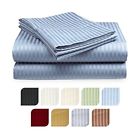 B008olue3u Crystaltowels Crystal Trading Bed Sheet Set Dobby Stripe 799666338700