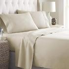 B00s8kbea4 Hc Collection Cream Bed Sheets Queen Luxury Series Deep Pocket