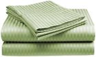 B00wumguxm Deluxe Hotel Bed Sheet Set Dobby Stripe Cotton 703510526359