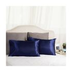 Ba701a4al2st Bedsure Satin Pillowcases Set For Hair Polyester Cool And Easy