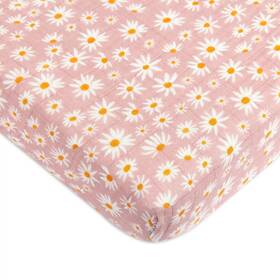 88474884 Babyletto Daisy Muslin Mini Crib Sheet