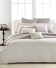 X089 Bamboo Leaves Vera Wang King Sheet Set Grey 883893283190