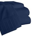 Bamboo Living 2000 Fabric Bedding 6 Piece Sheet Set Eco Friendly Deep Pocket Navy Double 716829214534