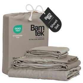Bamtek 369998076437 100% Viscose From Bamboo Sheets Queen Size Super Soft Bedding Set 4pc Cooling Sh