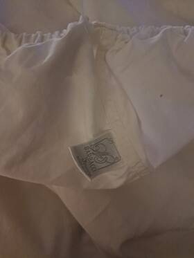 Barbacci Firenze 313057165104 100% Egyptian Cotton Cal-king Fitted Sheet Used Euc