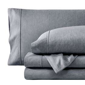 Bare Home 580110517013 Heathered Blueberry Cationic Microfiber Sheet Set Wrinkle Resistant Full Bare Home 580110517013 Heathered Blueberry Cationic Microfiber Sheet Set Wrinkle Resistant Full