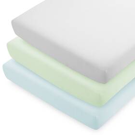Bare Home 840105709800 Crib Microfiber Fitted Bottom Sheets - 2 And 3 Pack