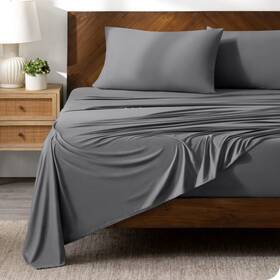Bare Home 840105732211 Microfiber Stretch Knit Sheet Set
