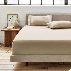 86536186 Bare Home 300 Thread Count Organic Cotton Percale Twin Xl Fitted Sheet French Beige 86536186 Bare Home 300 Thread Count Organic Cotton Percale Twin Xl Fitted Sheet French Beige