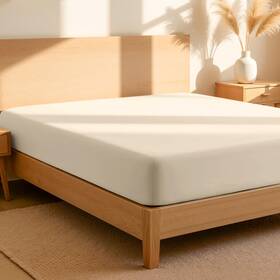 Bare Home B0dxx3hth8 100 Organic Cotton Twin Fitted Sheet - Crisp Percale Weave