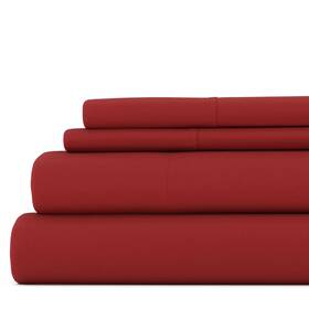 Basics 813538020217 Premium Ultra Soft Hypoallergenic 4 Pcs Full Sheet Set New