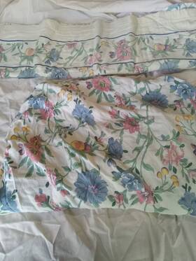 Rn-89680 Bay Colony Twin Flannel Sheet Set Cotton Floral Pinks Shabby Chic Cottage Core Rn-89680 Bay Colony Twin Flannel Sheet Set Cotton Floral Pinks Shabby Chic Cottage Core