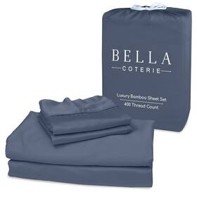 Bc Bella Coterie 850050037484 Luxury King Bamboo Sheet Set Organically Grown Ultra Soft Bc Bella Coterie 850050037484 Luxury King Bamboo Sheet Set Organically Grown Ultra Soft