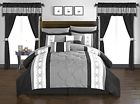 Bcs03423-an Chic Home Icaria Piece Comforter Set Color Block 843145103423